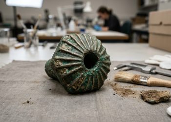 Uma estranha peça metálica emergiu da terra após 3 milênios e ninguém soube identificá-la de imediato