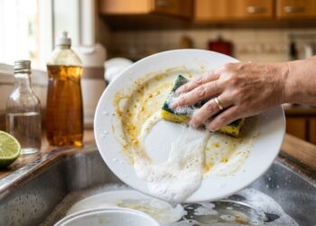 A mistura de 3 ingredientes que remove gordura difícil, devolve o brilho da louça e está aposentando o detergente tradicional