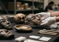 Arqueólogos descobrem objetos feitos de crânios humanos e tentam decifrar um enigma de 5.000 anos