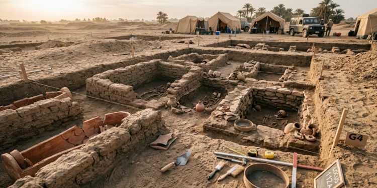 Arqueólogos revelam antigo cemitério greco-romano que estava escondido sob camadas de história no Egito há mais de 2 mil anos