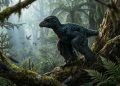 Primo do velociraptor tinha quatro “asas” e pode ter sido o terror dos primeiros pássaros planando nos céus há 120 milhões de anos