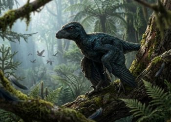 Primo do velociraptor tinha quatro “asas” e pode ter sido o terror dos primeiros pássaros planando nos céus há 120 milhões de anos