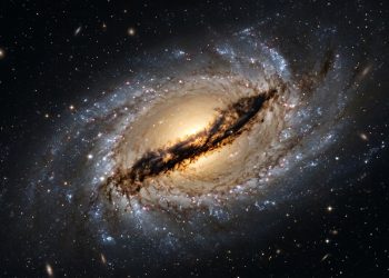 Hubble e Webb unem forças para revelar detalhes inéditos da misteriosa Galáxia do Olho Negro