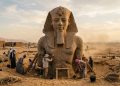 Pesando seis toneladas, a impressionante estátua de Ramsés II ressurge de uma antiga região do Egito