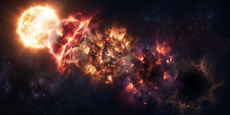 Astrônomos ficaram sem explicação quando uma estrela de 25 sóis sumiu do mapa