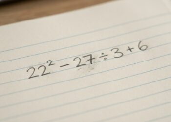 A conta que separa quem realmente domina a matemática de quem responde por impulso: você consegue resolver 22² − 27 ÷ 3 + 6?
