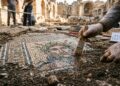 Um mosaico romano recém-descoberto na Turquia revela a imagem de um deus fluvial do século III d.C.