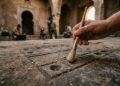Arqueólogos encontram tabuleiro de jogo com 1.200 anos em antigo banho público e revelam um passatempo quase esquecido