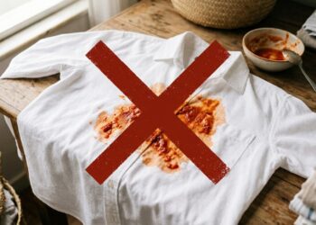 3 maneiras de remover manchas de molho de tomate da roupa sem esforço e produtos caros sem deixar vestígios