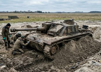 Recuperadas da areia: Fotos de tanques da Wehrmacht publicadas