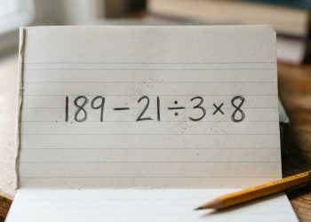 O desafio matemático que 9 em cada 10 pessoas erram: 189 – 21 ÷ 3 × 8