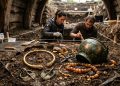Operários preparavam um terreno para construção quando encontraram um túmulo dourado de 2.500 anos