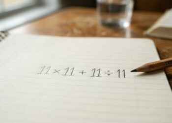 A matemática explica por que quase todos erram 11 × 11 + 11 ÷ 11
