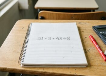 Você faria essa conta corretamente? 31 × 3 + 48 ÷ 8