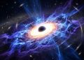 Astrônomos descobrem um “furacão cósmico” viajando a 30% da velocidade da luz
