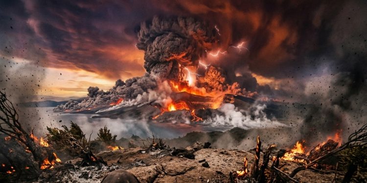 Há 350 mil anos, uma explosão vulcânica transformou a Nova Zelândia e cientistas finalmente descobriram como tudo aconteceu.