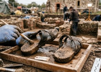 Arqueólogos encontraram dezenas de “chinelos” romanos de 2.000 anos e descobriram para que eles serviam