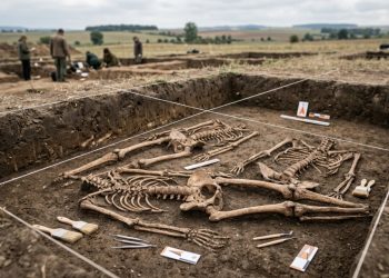 Quem levou os crânios? Vala com 77 esqueletos decapitados intriga pesquisadores há séculos enterrados