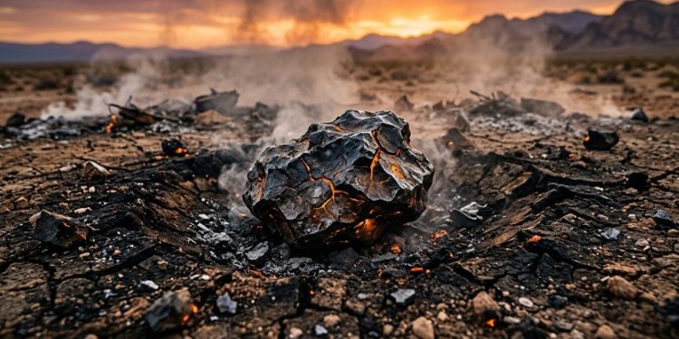 Um fantasma do Sistema Solar pode ter deixado sua assinatura em um meteorito encontrado na Terra