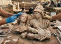 Arqueólogos juntaram dezenas de fragmentos e revelaram uma cena mitológica desaparecida há quase 2.000 anos