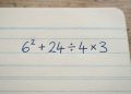 Você consegue resolver 6² + 24 ÷ 4 × 3 sem errar? A maioria não consegue