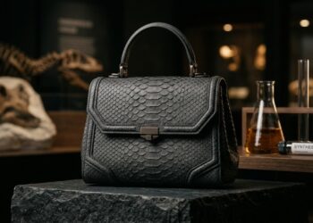 Bolsa de “couro de dinossauro” causa polêmica, mas a verdade por trás do material é bem diferente