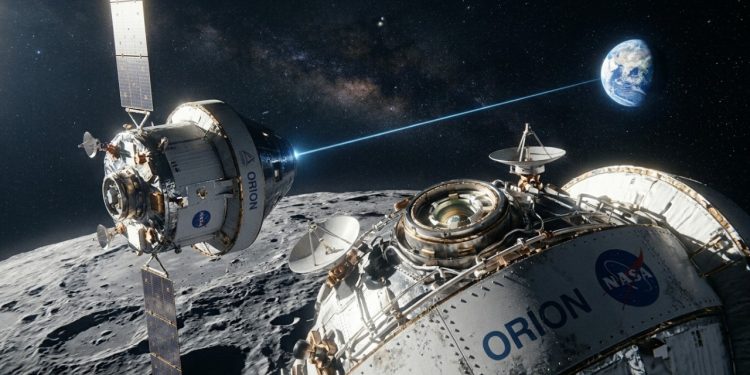 Como a Artemis II enviou vídeos em alta definição da Lua para a Terra usando comunicação a laser