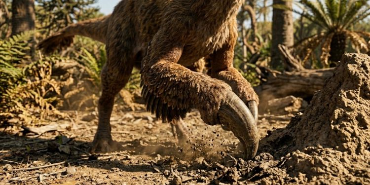 Tomografias e modelos 3D revelam para que serviam os pequenos e poderosos braços dos alvarezsauros.