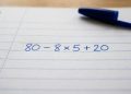 A conta 80 – 8 × 5 + 20 parece simples, mas derruba até os mais confiantes
