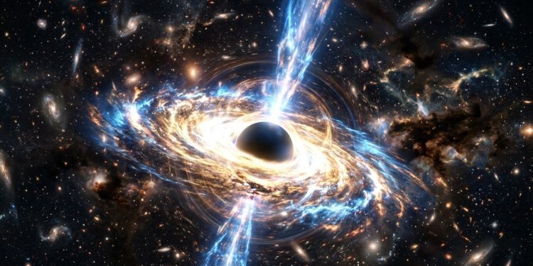 Astrônomos descobrem o quasar piscante mais antigo já observado e ele está desafiando teorias sobre buracos negros
