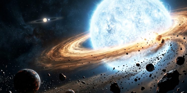 Astrônomos encontram evidências de que uma estrela pode ter absorvido até 75 massas terrestres de material planetário
