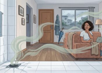 O cheiro de esgoto invade a casa depois da chuva? Este truque simples pode ajudar em poucos minutos