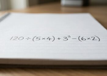 Este cálculo 120 ÷ (5 × 4) + 3³ − (6 × 2) está confundindo até estudantes mais avançados