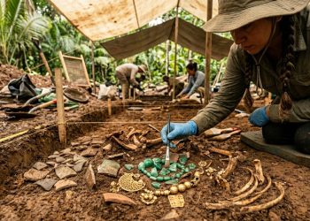 Antigos chefes panamenhos eram sepultados com esmeraldas colombianas