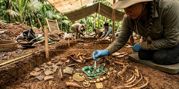 Antigos chefes panamenhos eram sepultados com esmeraldas colombianas