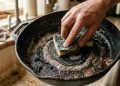 Como restaurar frigideiras queimadas de ferro fundido ou aço inoxidável em 30 minutos com um truque simples e barato