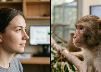 Os humanos imitam inconscientemente as expressões dos macacos