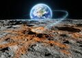 Descoberta surpreendente mostra que a Terra pode estar “oxidando” a Lua através de partículas de oxigênio da magnetosfera