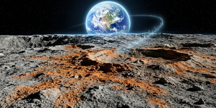 Descoberta surpreendente mostra que a Terra pode estar “oxidando” a Lua através de partículas de oxigênio da magnetosfera