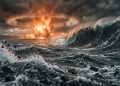 Um asteroide desencadeou um tsunami de mais de 100 metros e deixou uma cicatriz escondida no oceano