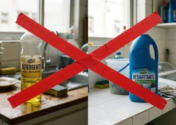 Nem detergente nem desinfetante: essa mistura caseira de 3 ingredientes que estava indo para o lixo e agora virou tendência