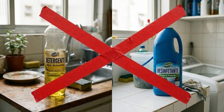 Nem detergente nem desinfetante: essa mistura caseira de 3 ingredientes que estava indo para o lixo e agora virou tendência