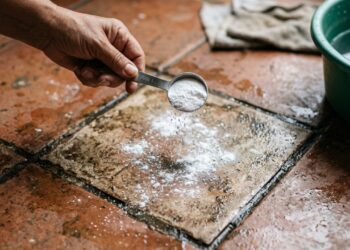 Parece simples, mas funciona: 2 colheres deste ingrediente ajudam a eliminar a película opaca que deixa o piso sem brilho