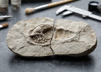 Cientistas ficam chocados ao encontrar filhotes dentro de fóssil de 125 milhões de anos na Ilha de Wight, Reino Unido