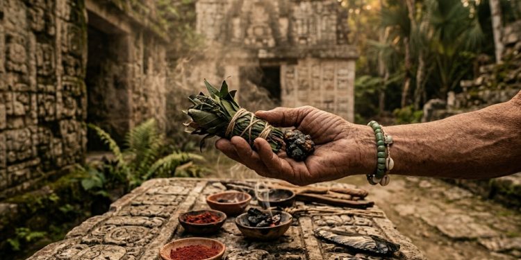 Estudos mostram que os Maias utilizavam substâncias alucinógenas em rituais religiosos para se conectar com o mundo espiritual