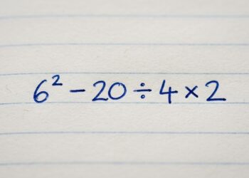 Essa expressão matemática virou viral: 6² − 20 ÷ 4 × 2 está enganando até quem acha que sabe matemática