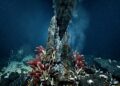 As chaminés submarinas onde a água passa de 400 °C e a vida prospera sem luz solar no fundo do oceano