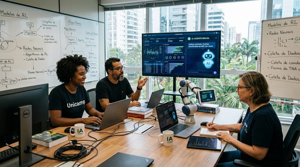 O avanço dos agentes de inteligência artificial na ciência mundial e o isolamento do Brasil nesse novo cenário tecnológico.