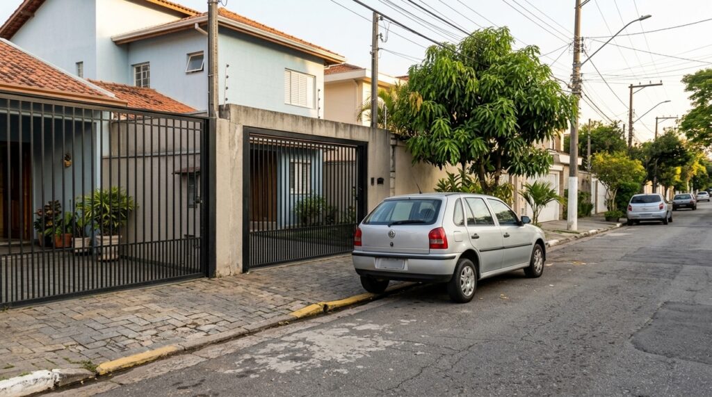 O que diz a lei sobre estacionar na frente da própria garagem?