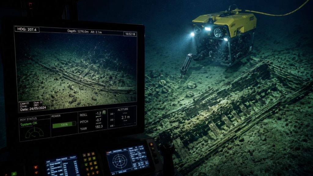 Um relojoeiro encontrou no fundo do mar um navio perdido há quase 300 anos carregado com tesouros do século XVIII